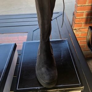 Qupid knee high tennis shoes